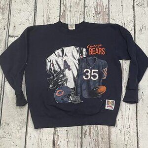 Vintage 1980s Chicago Bears NFL Football Crewneck Sweatshirt